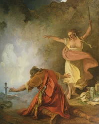 Saul und die Hexe von Endor, 1791